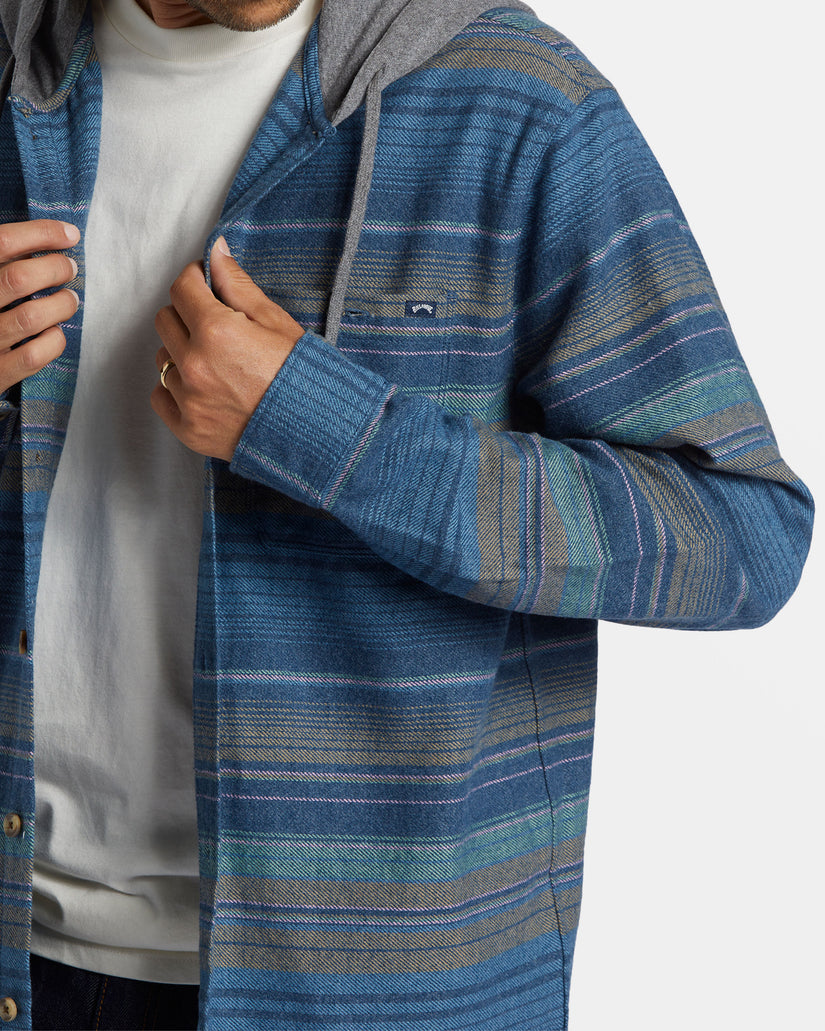 Billabong Baja Hooded Flannel Shirt