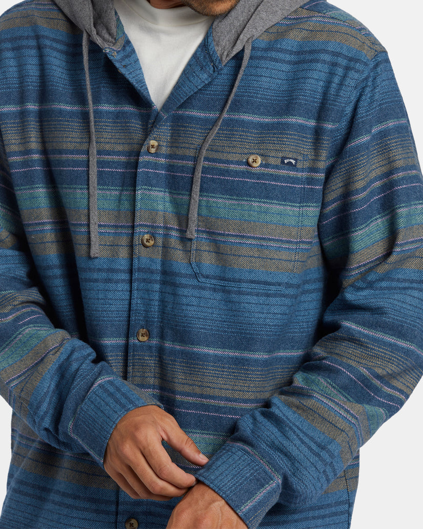 Billabong Baja Hooded Flannel Shirt