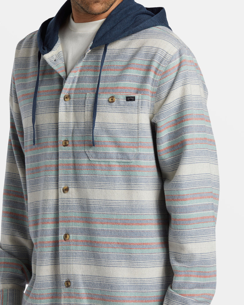 Billabong Baja Hooded Flannel Shirt