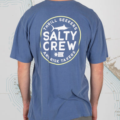 Salty Crew First Mate Premium T-Shirt - Navy - Medium