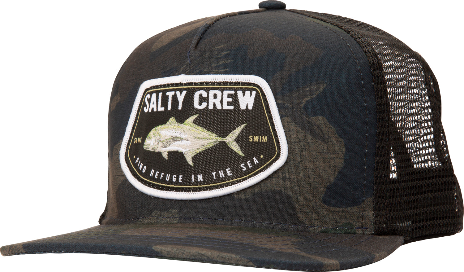 Salty Crew GT Trucker Hat - Black