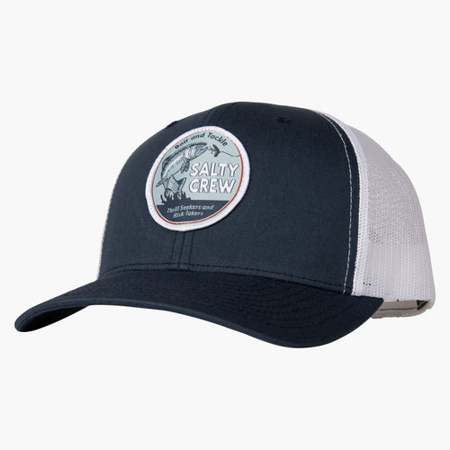 Salty Crew Fly Guys Navy Retro Trucker