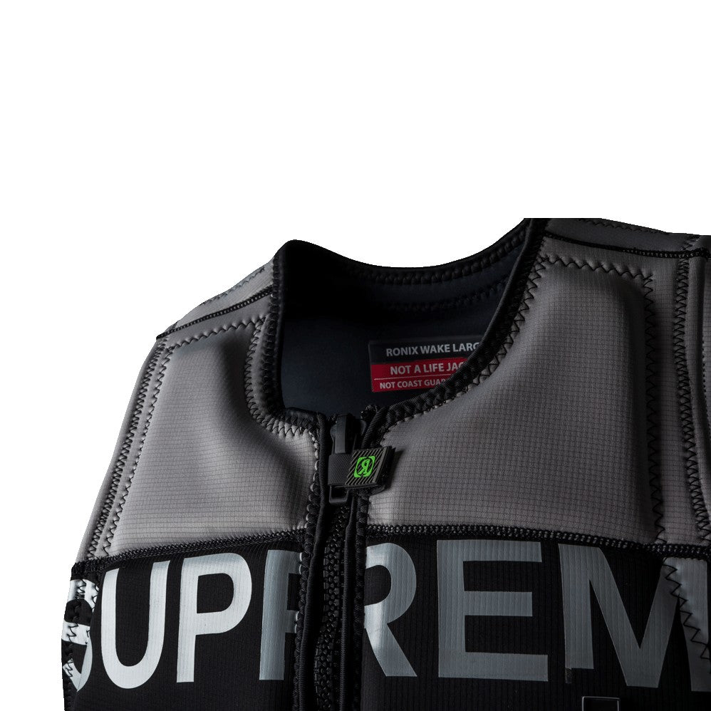 Ronix Supreme Comp Wake Vest in Black / Grey