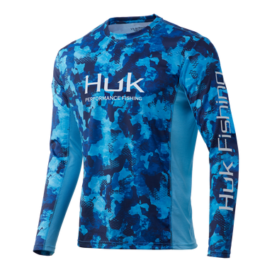 HUK Double Header Long Sleeve  Sun Protecting Fishing Shirt : :  Clothing, Shoes & Accessories