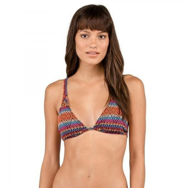 Tropics Hype - Reversible Athletic Triangle Bikini Top for Women
